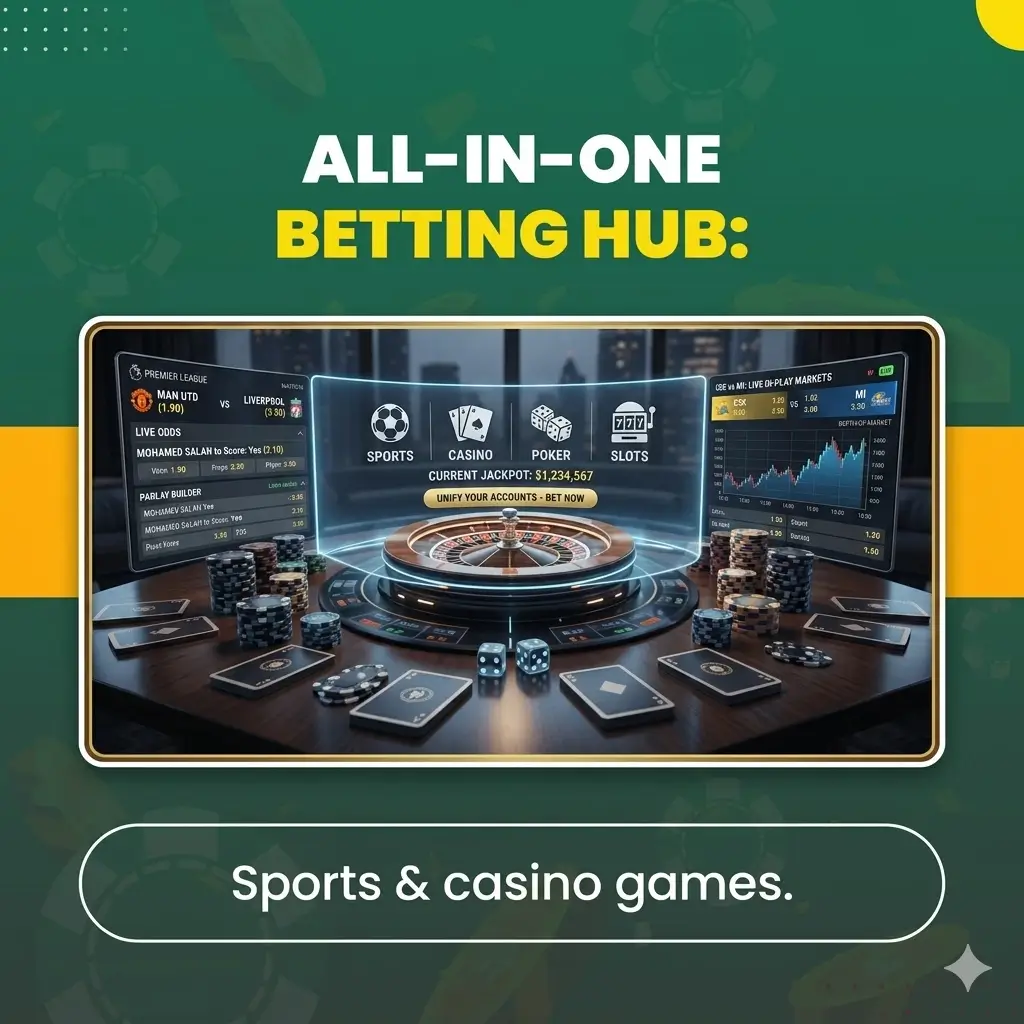 All-in-one sports betting and casino hub on Lotus365