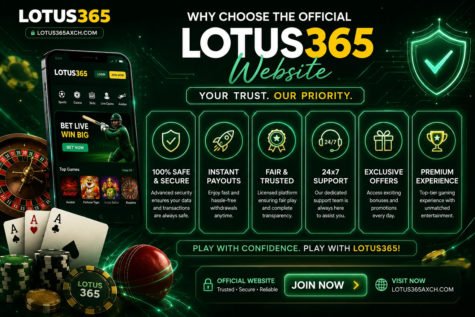 Why choose Lotus365 official site for online betting in India